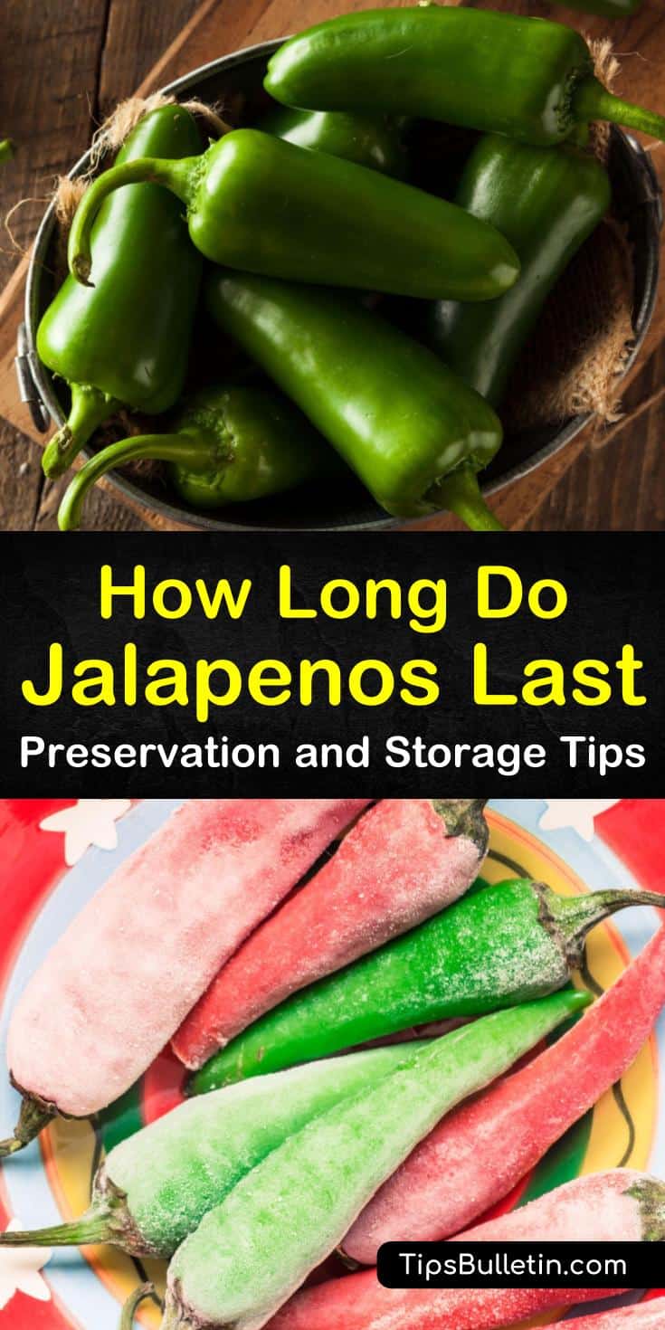 Find the answer to the question, “How long do jalapenos last?” with our guide. We show you methods for pickling jalapeno peppers and other hot peppers. Your family will love your pickled jalapenos. #jalapenos #storejalapenos #preservejalapenos