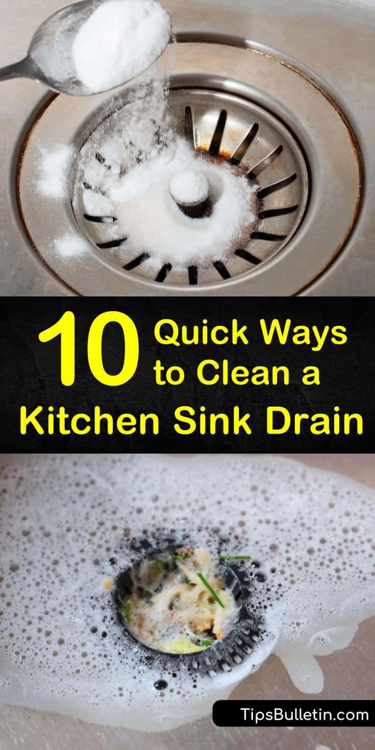 17 Quick Ways to Clean a Kitchen Sink Drain