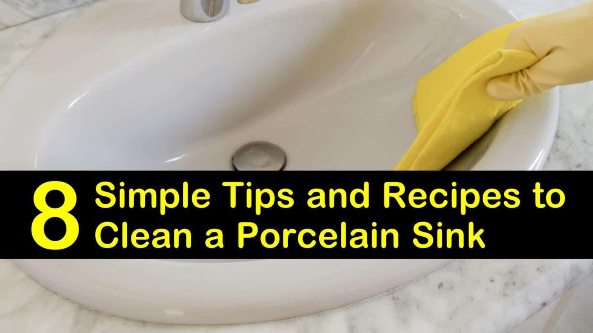Clean A Porcelain Sink, How To Remove Porcelain Bathroom Fixtures