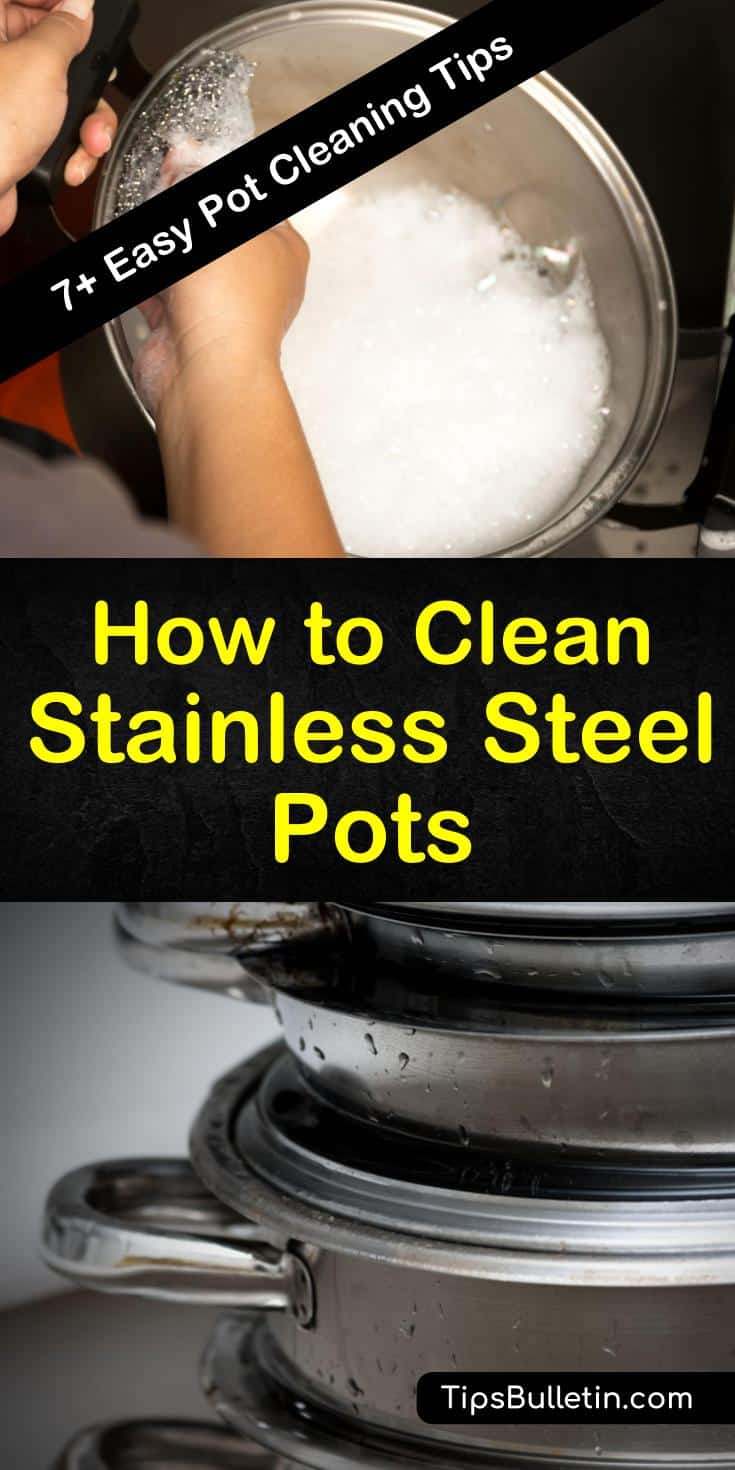 Find out how to clean stainless steel pots using vinegar and other household items. Our guide shows you the best way to get your stainless steel cookware looking like new again without resorting to harsh chemicals. #stainlesssteel #cleaningpots #cleaningstainless