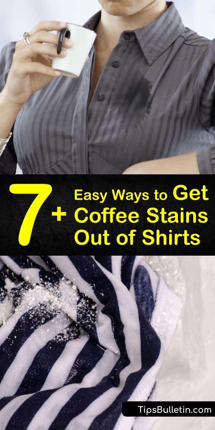 Let us show you some of the best stain cleaner ideas for tackling coffee stains. Learn how to use liquid or powdered laundry detergent to treat fresh and set-in stains. #coffeestains #coffee #stains #laundry #shirt