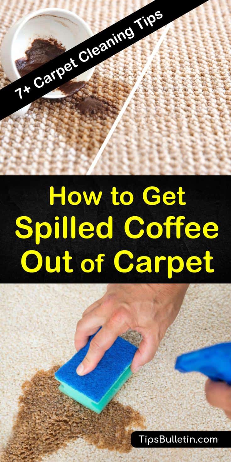 Discover how to get spilled coffee out of carpet with our guide, and keep your floor looking its best. We give you tips and tricks for cleaning coffee from your carpet using everyday household cleaners. #carpetcleaning #coffeestains #cleaning #carpet