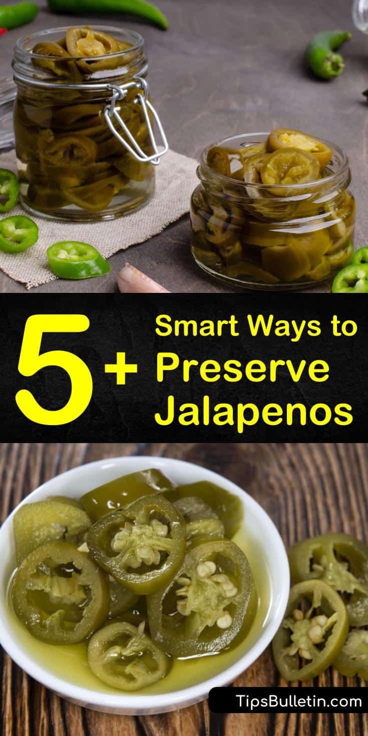 Discover how easy it is to preserve jalapeno hot peppers by pickling or canning them. All you need is a canner, some boiling water, white vinegar, and a few other ingredients to make pickled peppers for your favorite Mexican dish. #preservejalapenos #preservingjalapenopeppers #jalapenostorage