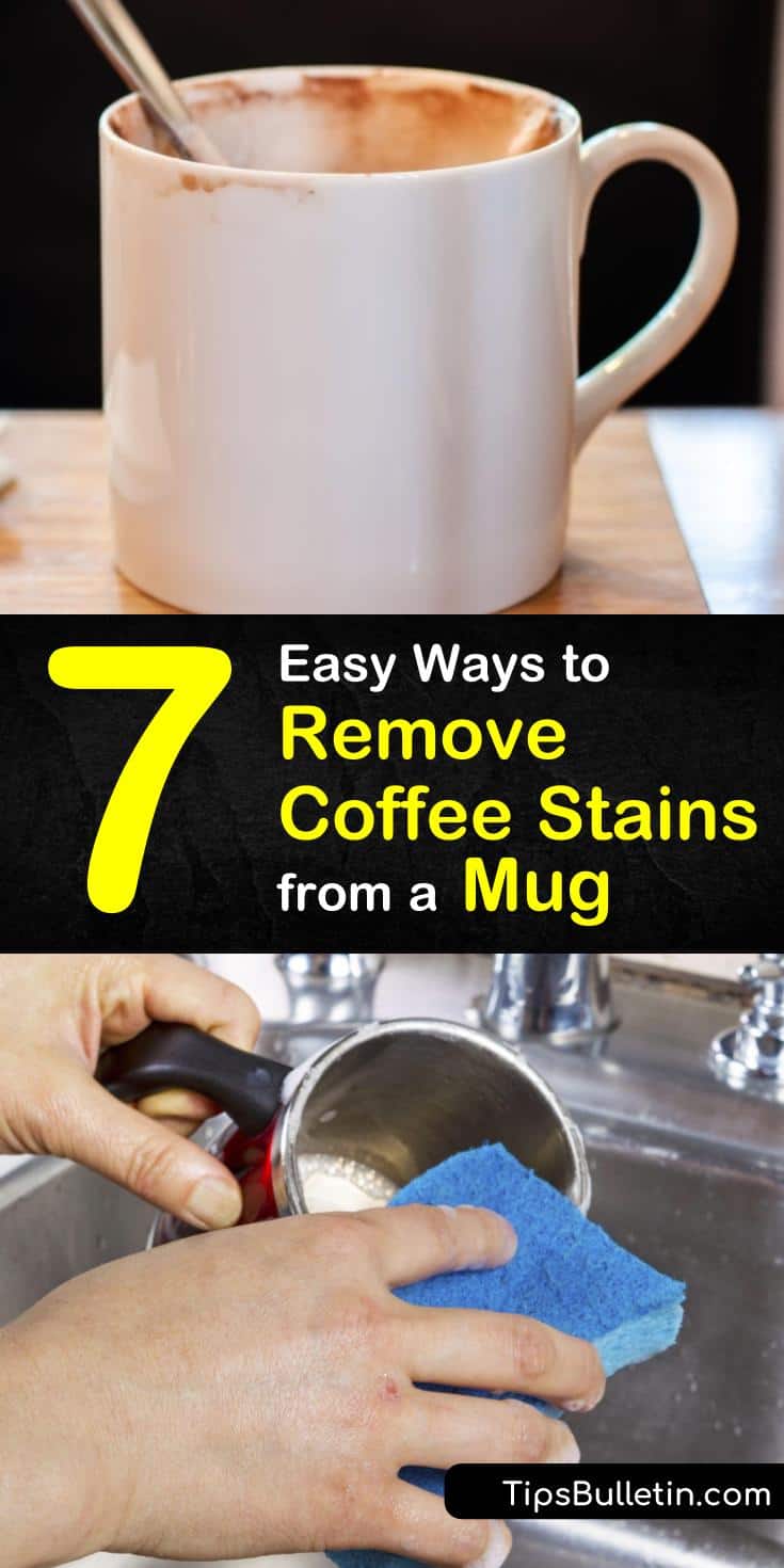 Learn how to remove coffee stains from a mug with our easy-to-follow guide. We help you discover the best ways to get your cups free of unsightly brown stains and looking like new once more. #coffeestains #cleaningmugs #dishwashing #coffeecups #mugs