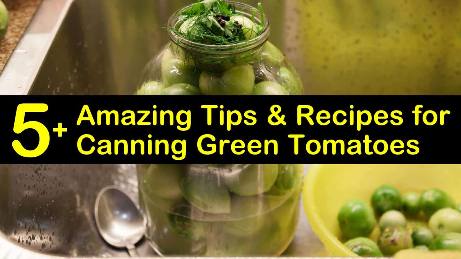5+ Amazing Tips & Recipes for Canning Green Tomatoes