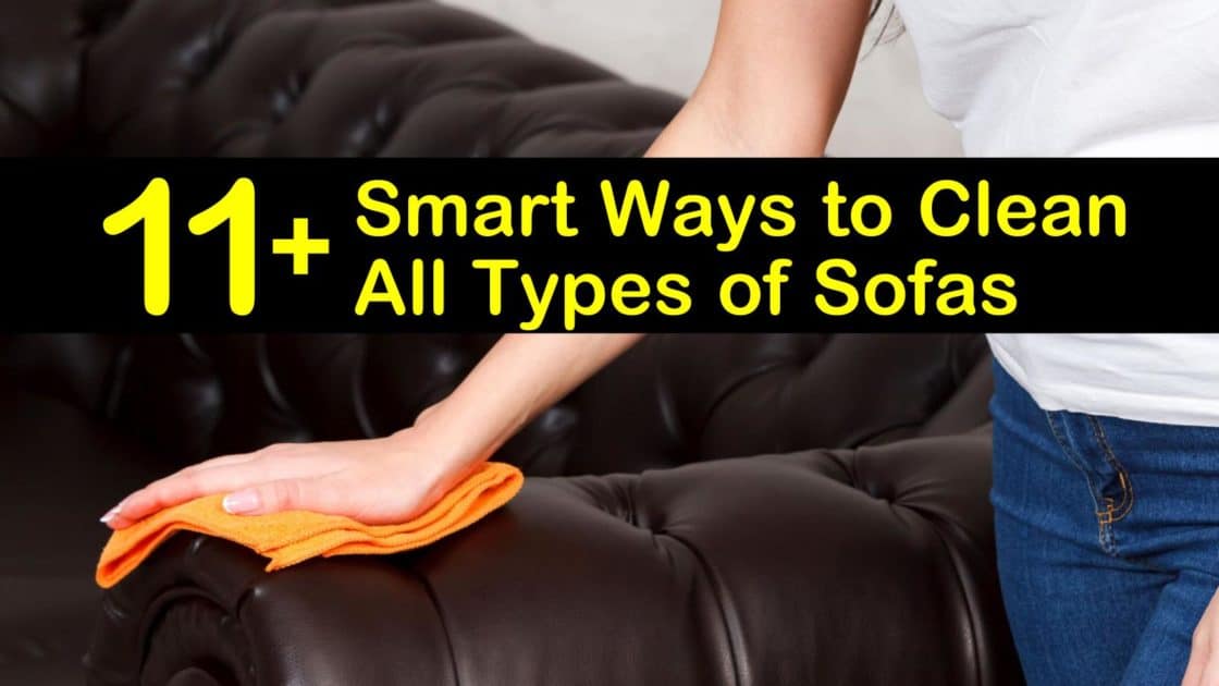 11 Smart Ways To Clean All Types Of Sofas, Cleaning Leather Sofa With Baby Wipes