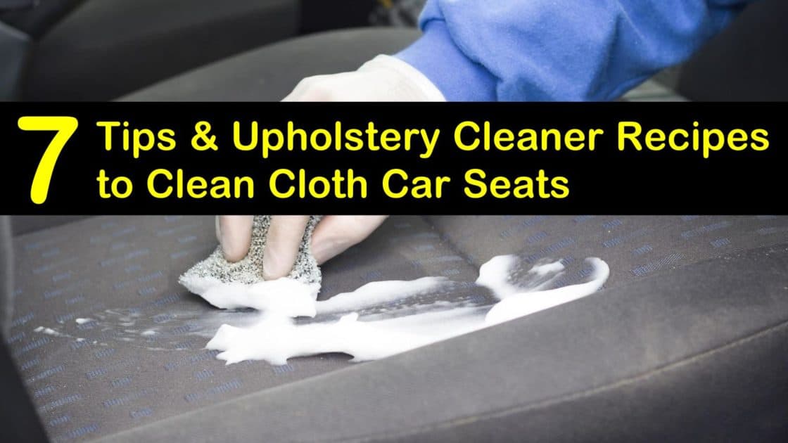 7 Simple Ways to Clean Cloth Car Seats