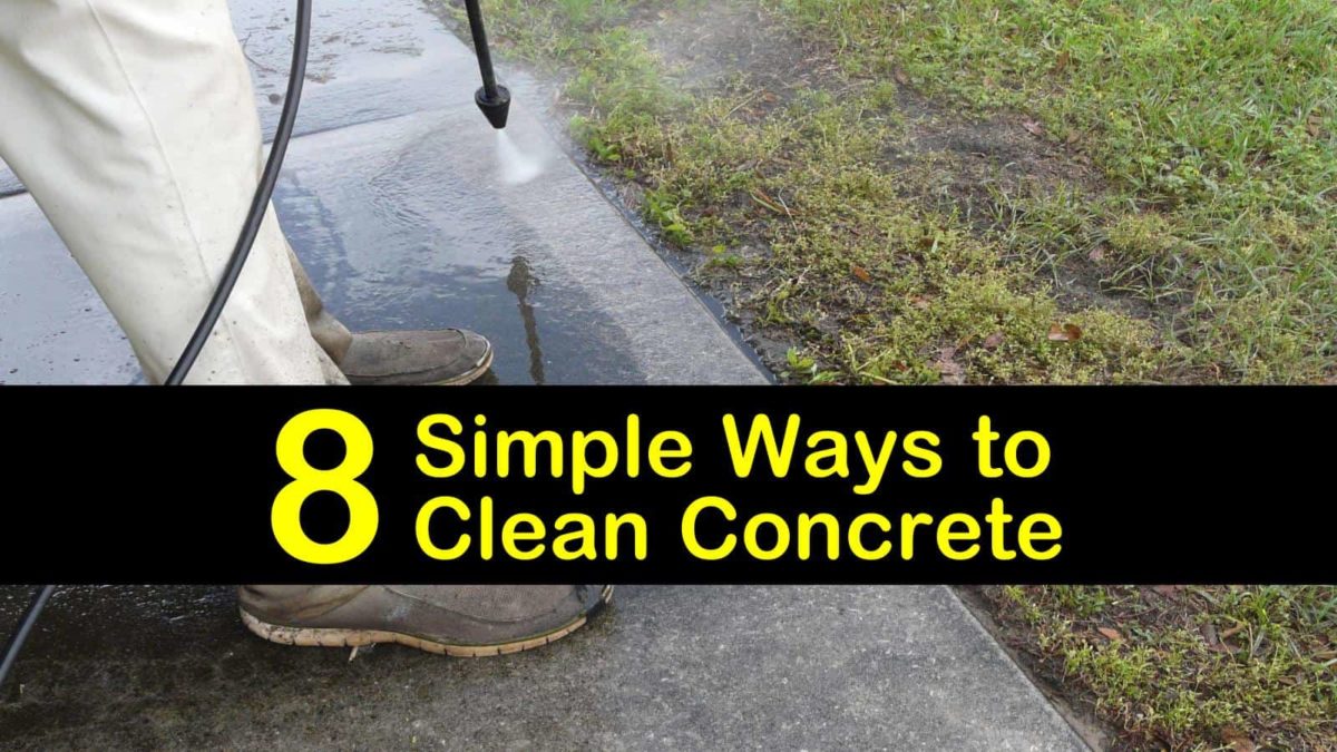 8 Simple Ways to Clean Concrete