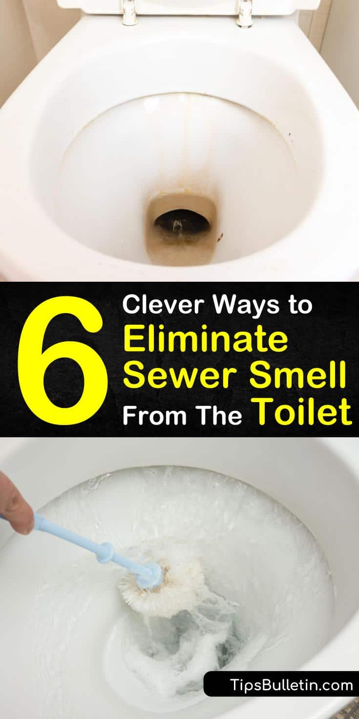 Learn how to eliminate a rotten egg and sewer smell from the toilet bowl by disinfecting it with bleach and common household ingredients. Remove a clog from the plumbing system and eliminate sewer gases with baking soda and vinegar. #toilet #sewersmell #toiletsmell