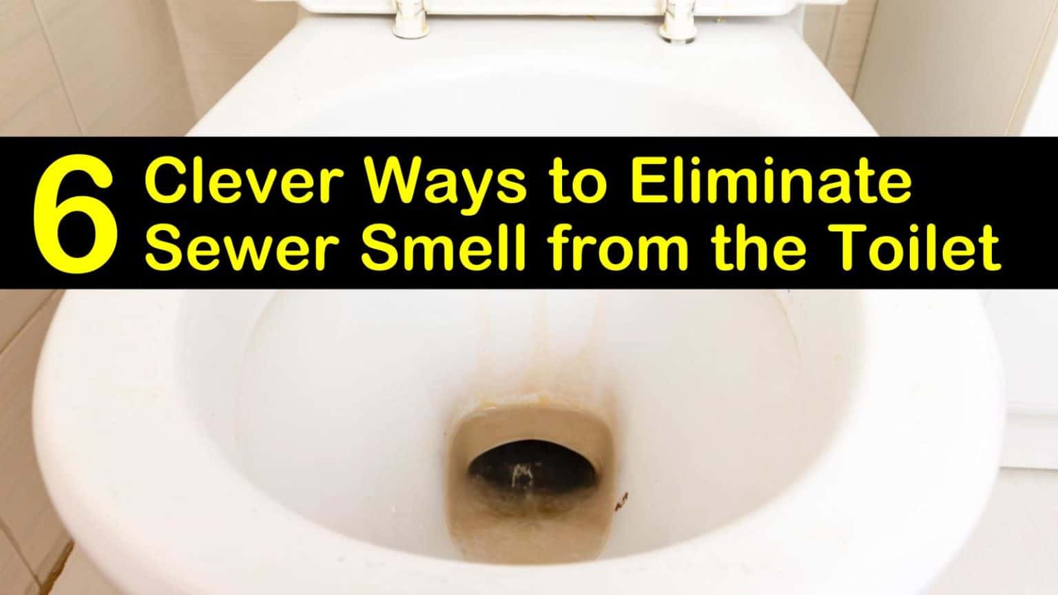 6 Clever Ways to Eliminate Sewer Smell from the Toilet