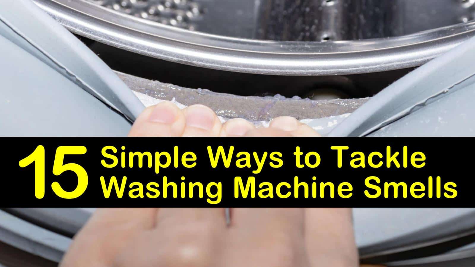 how to make washing machine stop smelling