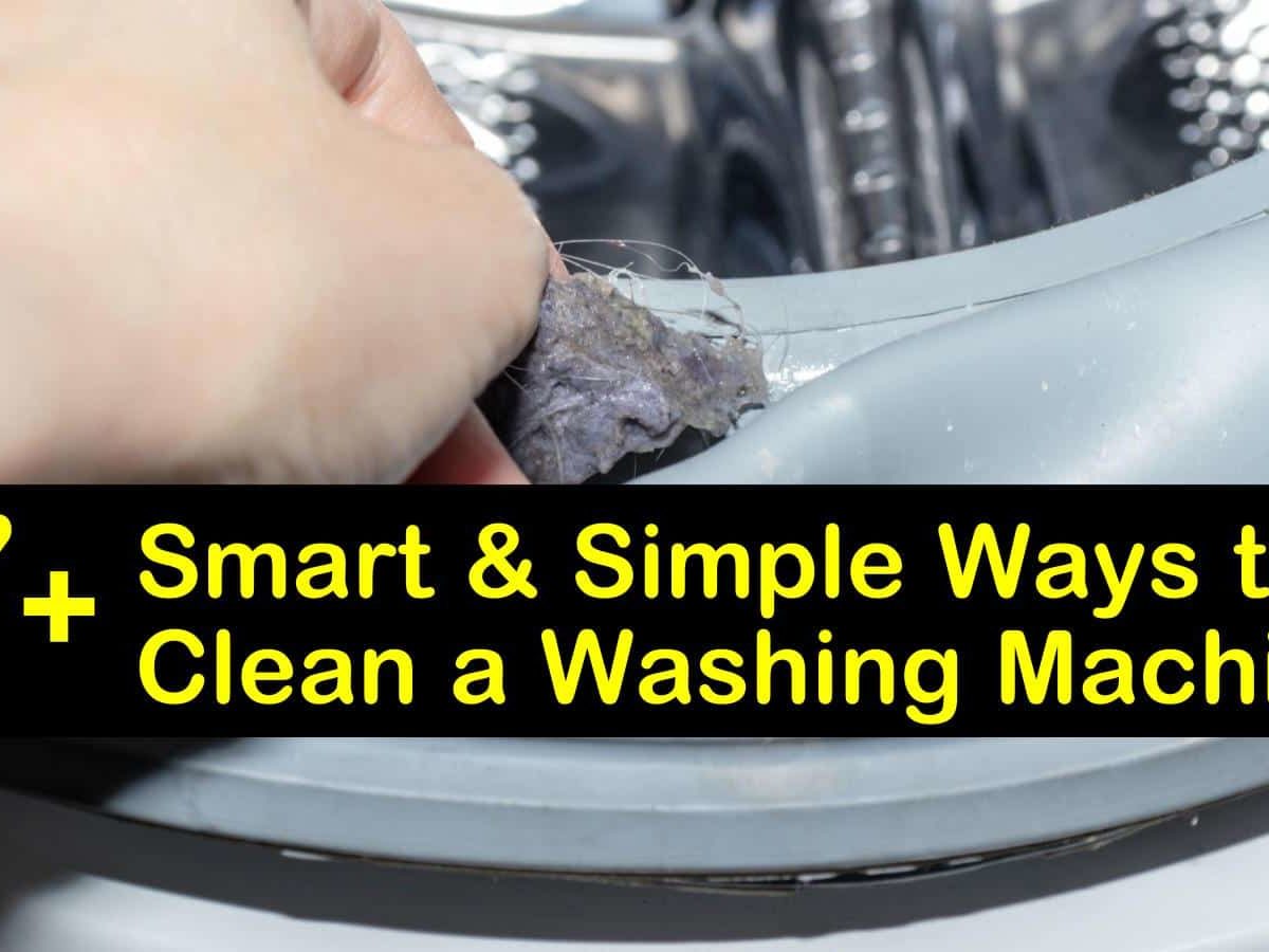 How to clean a washing machine