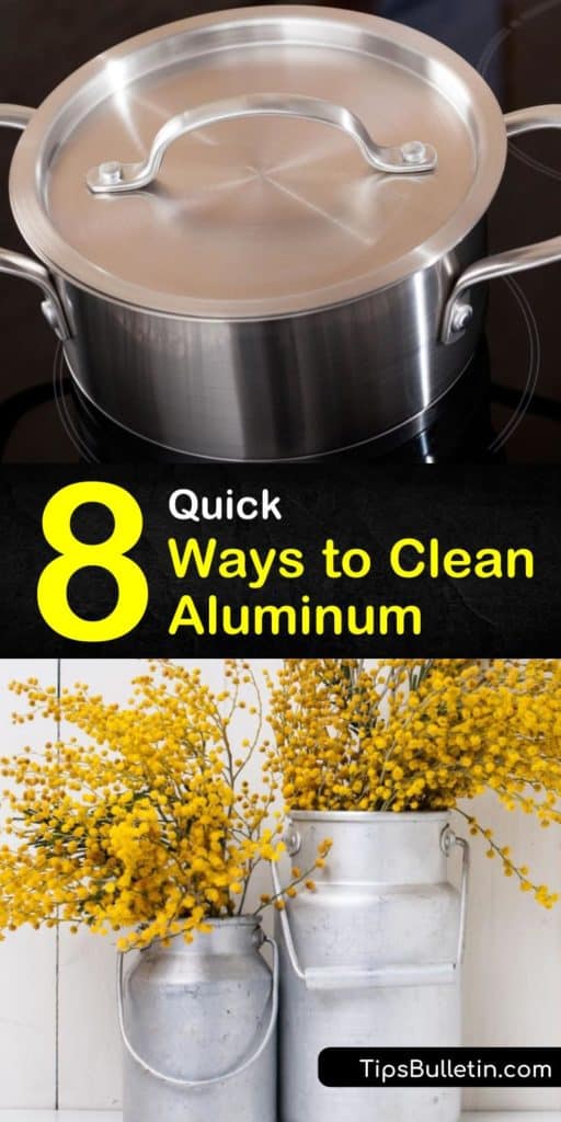 Learn the right techniques for cleaning aluminum cookware, lawn furniture, and other household items. Remove grime, tarnish, and discoloration using warm water, dish soap, lemon juice, cream of tartar, and white vinegar. #aluminum #clean #cleaningaluminum