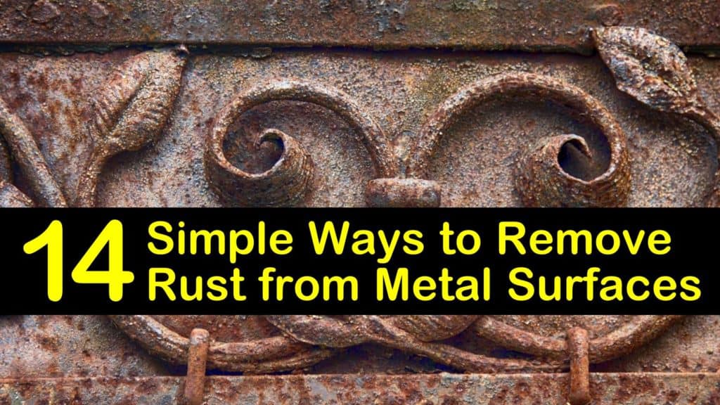 Remove Rust From Metal Surfaces, How To Remove Old Paint From Metal Furniture
