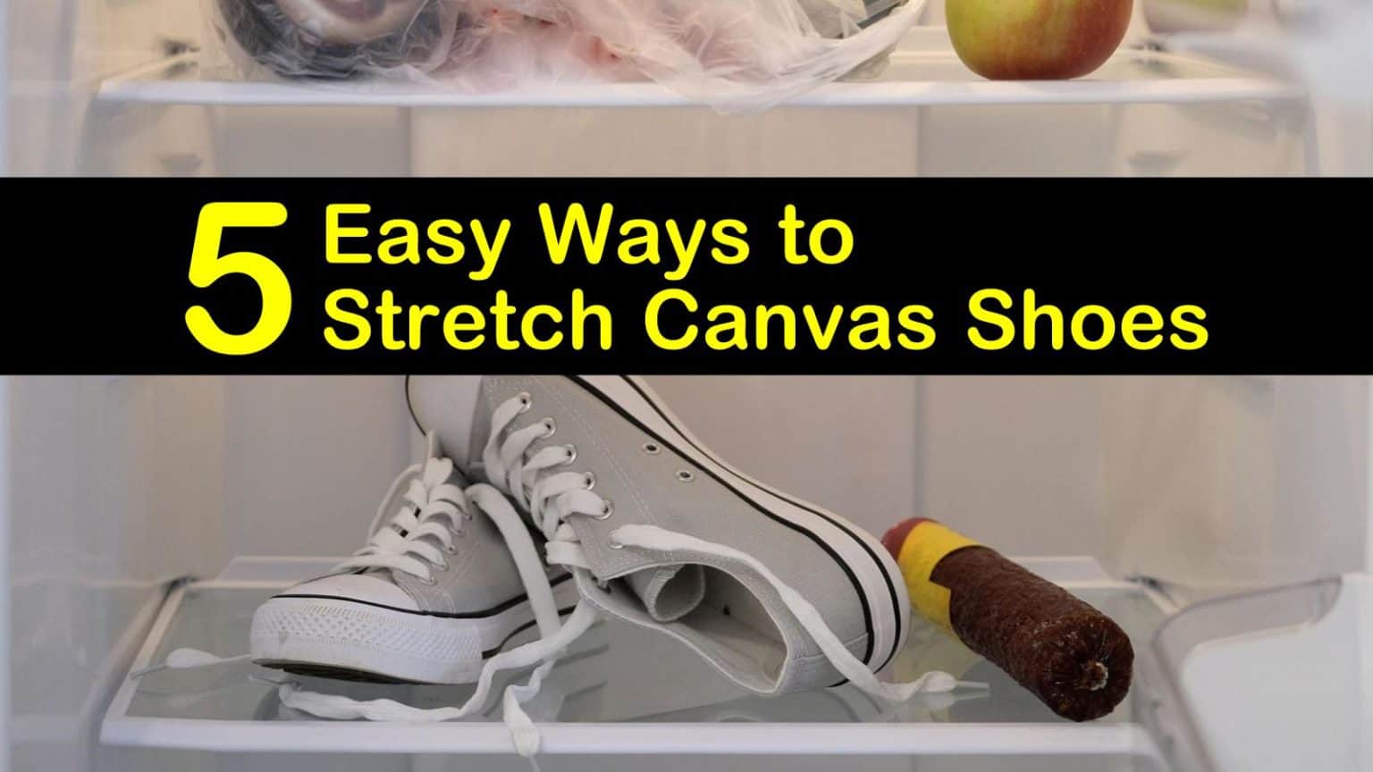5 Easy Ways to Stretch Canvas Shoes 5 Easy Ways to Stretch Canvas Shoes