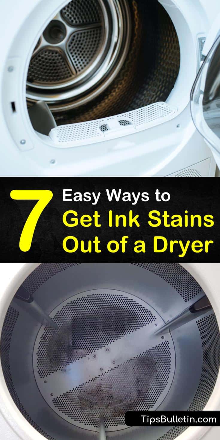 7 Amazingly Easy Ways to Get Ink Stains Out of a Dryer