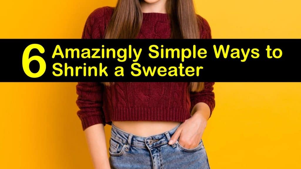 How to shrink a wool sweater
