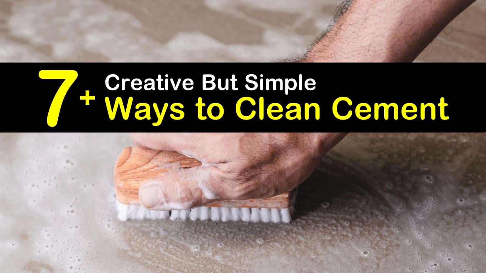 7+ Creative but Simple Ways to Clean Cement