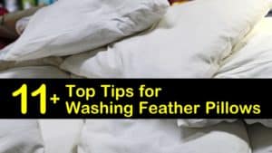 Can you wash best sale down feather pillows