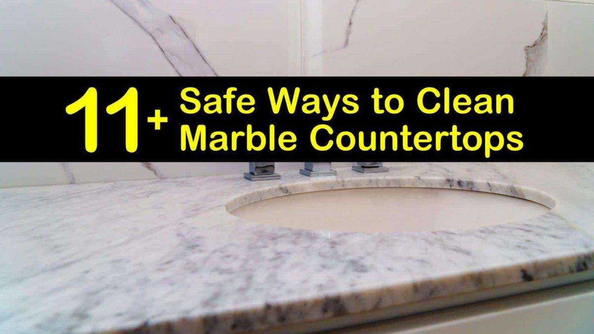19+ Safe Ways to Clean Marble Countertops