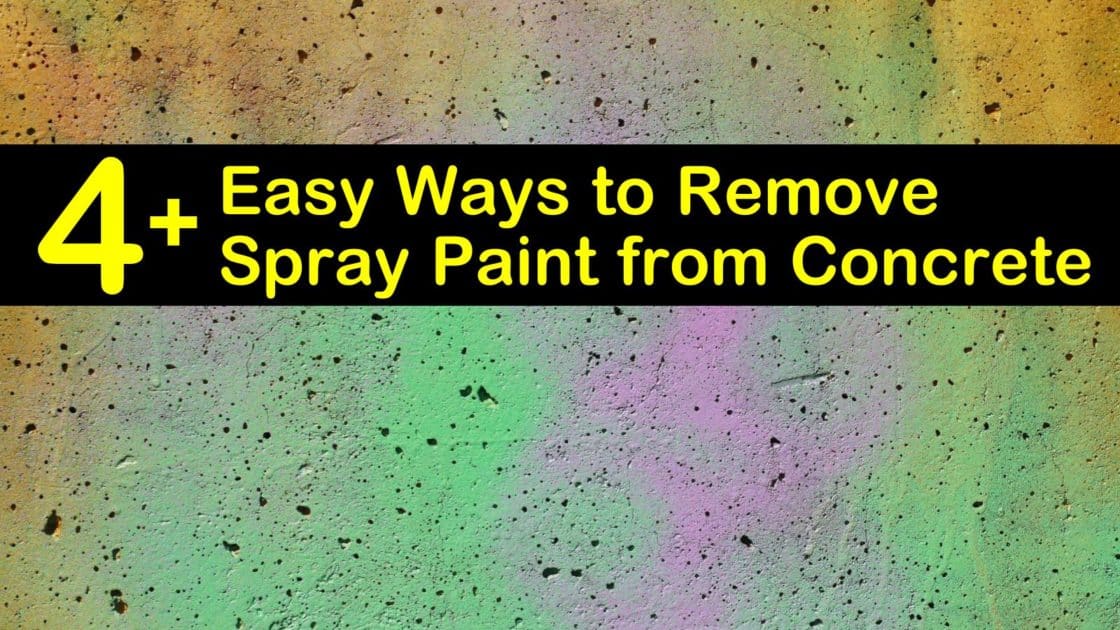 Remove Spray Paint From Concrete, How To Get Spray Paint Off Cement Patio