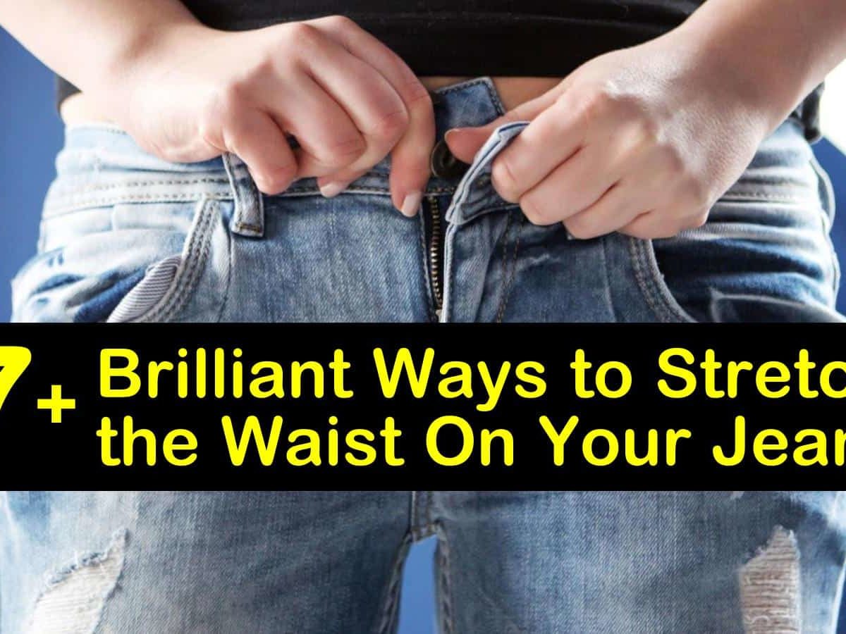 Waistband Stretcher stretches the waistband on your Jeans 