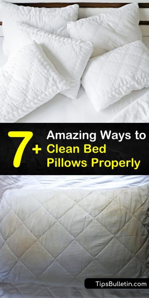 Learn how to wash bed pillows at home, whether you prefer memory foam or synthetic. These DIY techniques help remove stains or dust mites with low heat, fluff the cushions back to form with ease, and use the right rinse cycle for your needs. #washpillows #bedpillows #foampillows #washingbedpillows