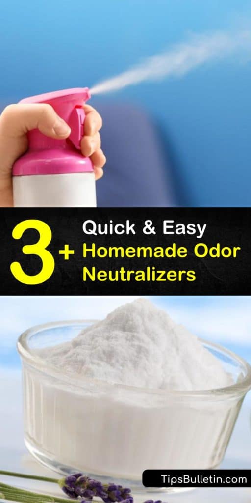 Learn how to make a homemade odor eliminator from natural ingredients like white vinegar or grapefruit essential oil. Our DIY recipes include deodorizing air freshener and pet odor remover. #homemadeodorneutralizer #homemade #odor #neutralizer #smell