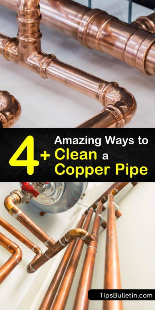 Rid your copper piping from unwanted patina and tarnish with these simple and effective cleaning methods. Cleaning copper has never been easier with these DIY recipes including lemon juice, hot water, and a little bit of elbow grease. #clean #copper #pipe