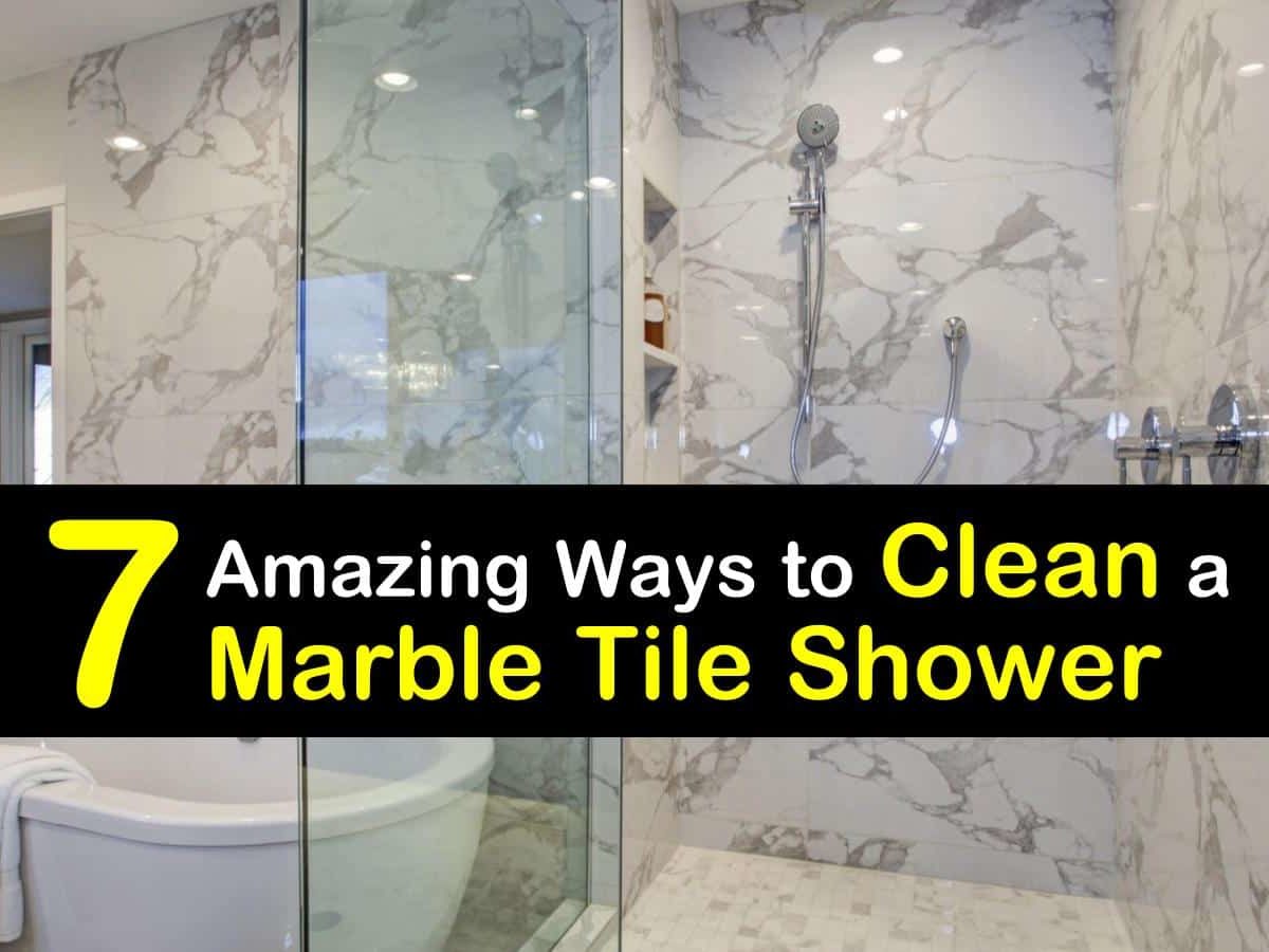How to Clean a Marble Tile Shower