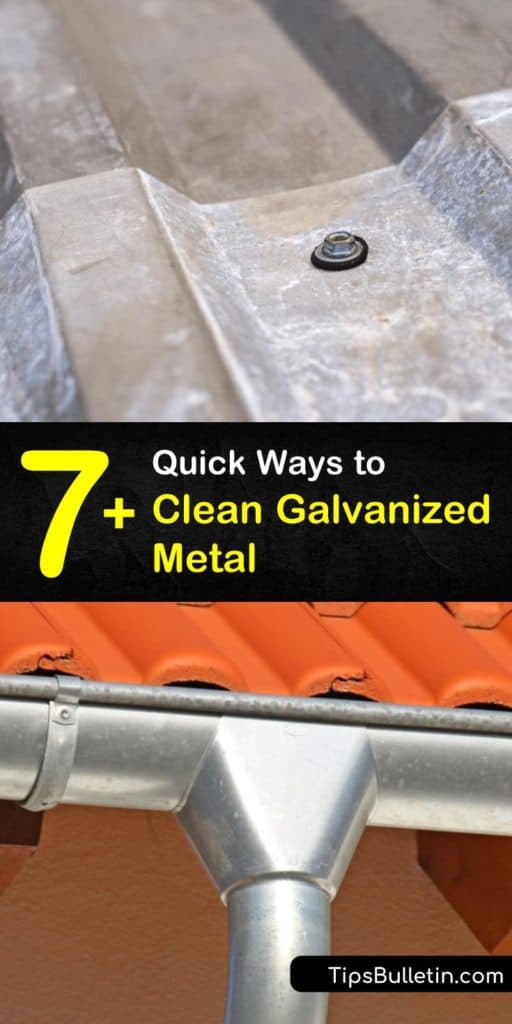 Discover how to clean the galvanized coating on stainless steel by scrubbing with your favorite cleaning solution and hot water, then rinsing thoroughly. #clean #galvanized #metal #metalcleaning #galvanizedsteel