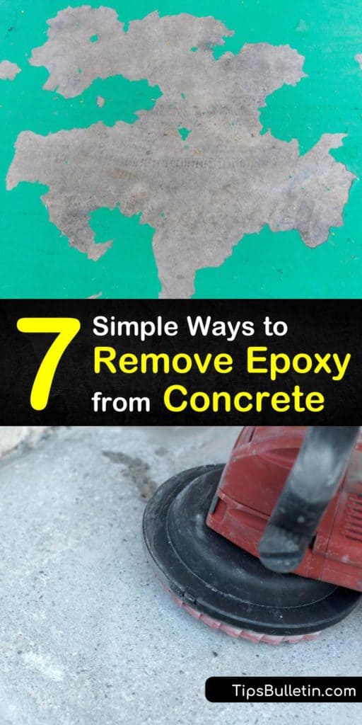 Discover the best paint thinner and machine to use for stripping the epoxy coating from your home’s concrete floor. Grab your goggles and respirator for this home improvement project and learn how to safely clean up your garage floor. #remove #epoxy #concrete #cleaning