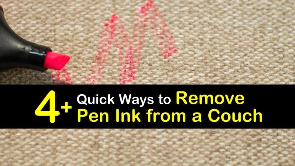 Quick Ways To Remove Pen Ink From A Couch, How To Erase Pen Ink From Sofa