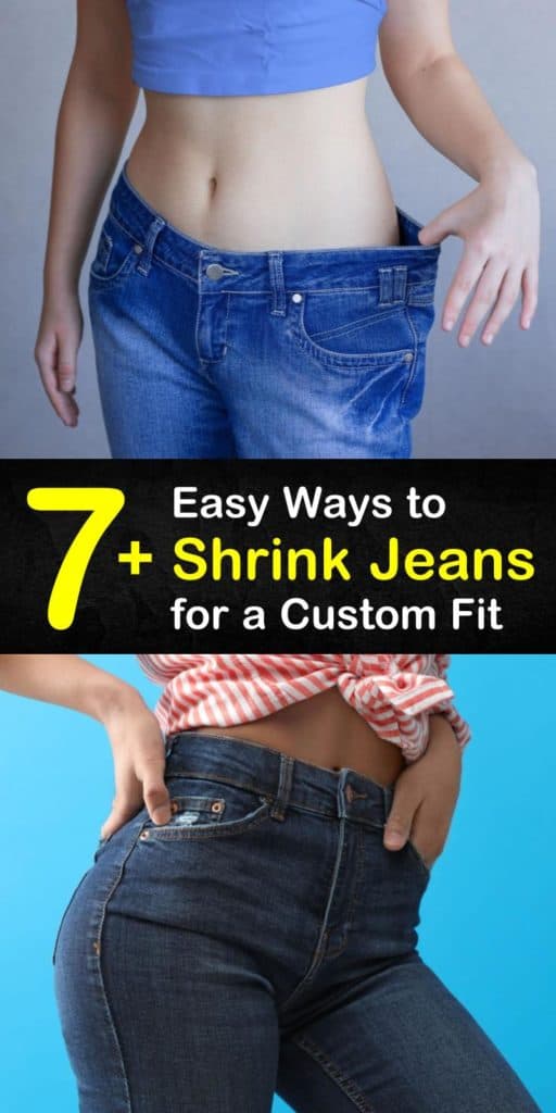 Discover the ways that high heat and fabric softener can turn a baggy pair of jeans into the perfect fit. Shrinking jeans with these DIY techniques has never been easier and will have people calling you the next Levi Strauss. #shrink #jeans #bluejeans