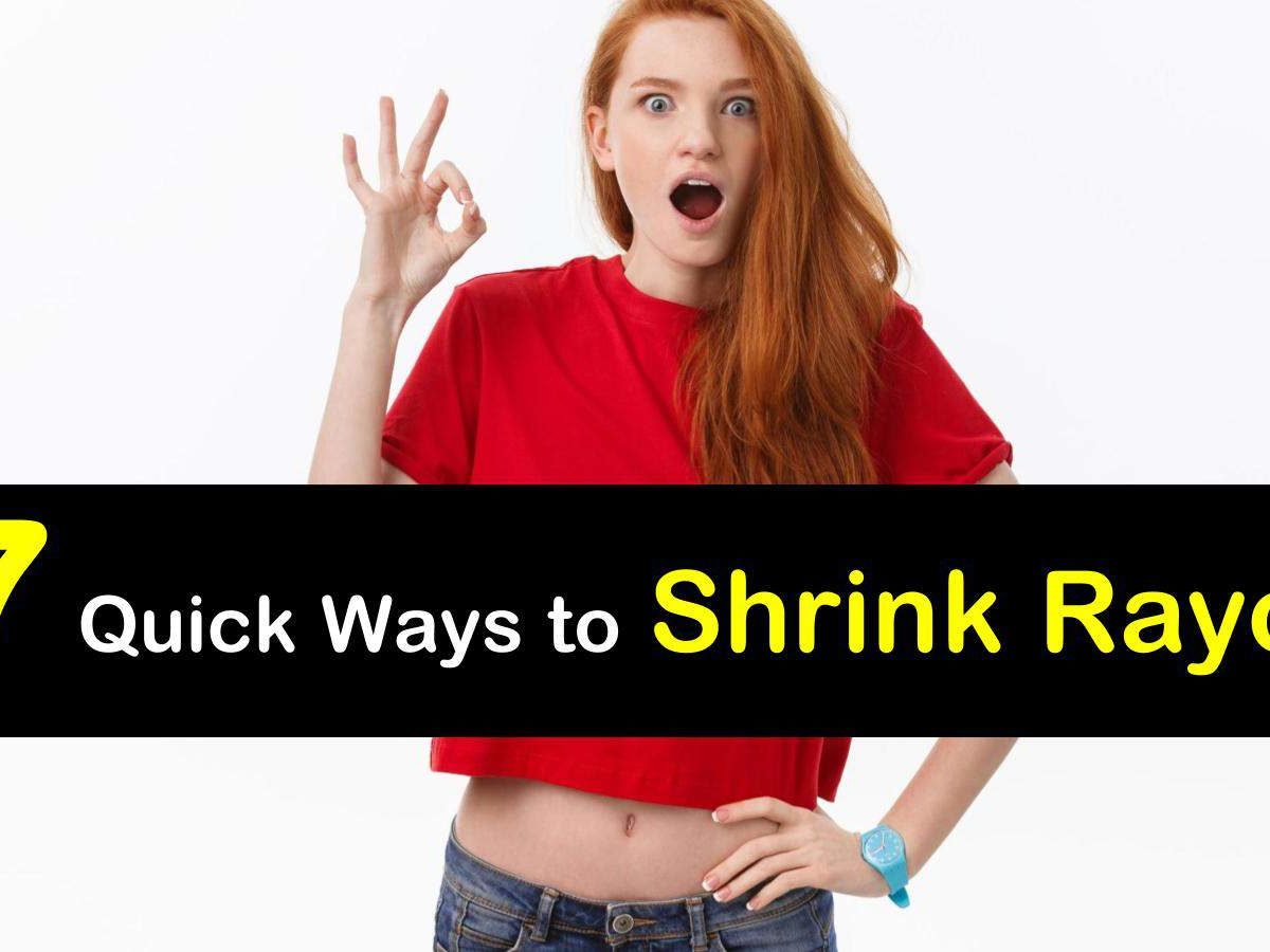 7 Quick Ways to Shrink Rayon