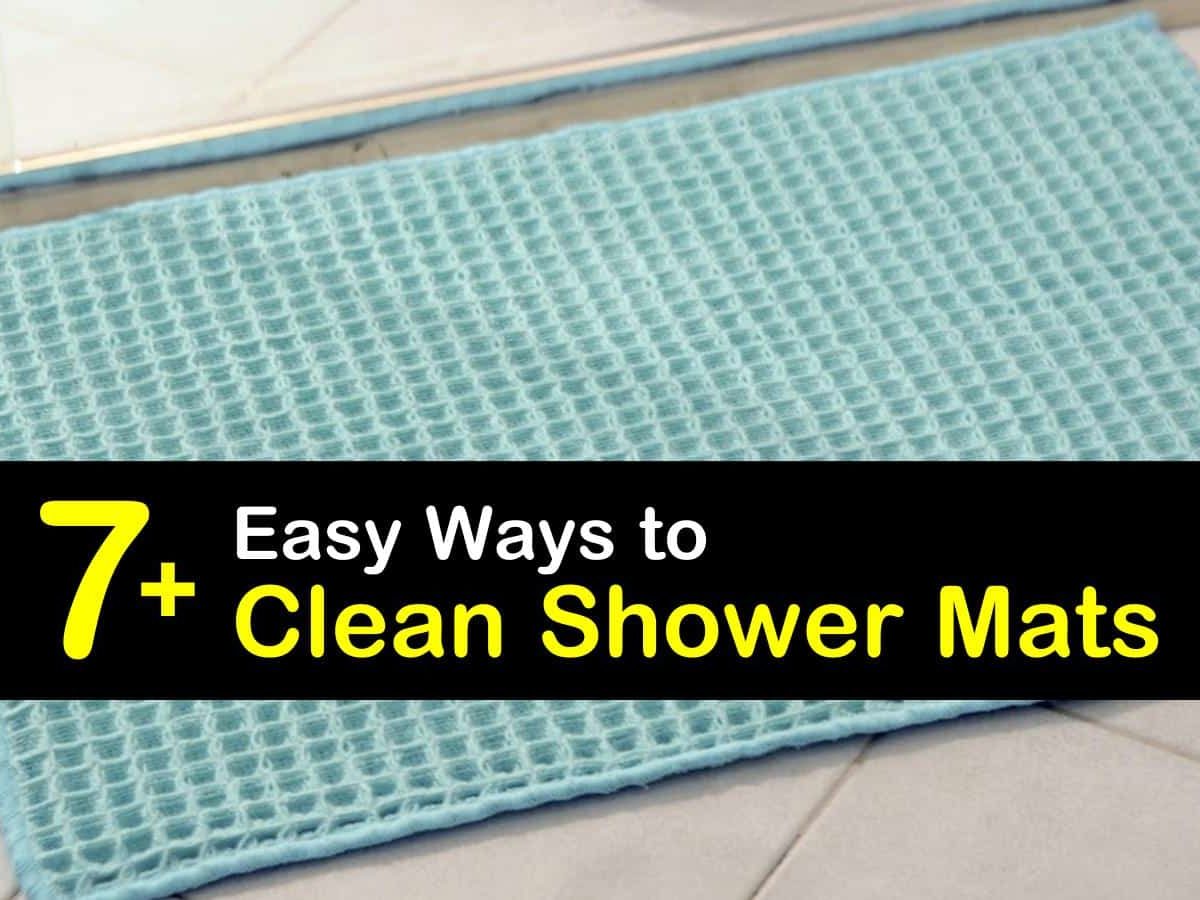7 Easy Ways To Clean Shower Mats, How To Clean Bathtub Mat Marks