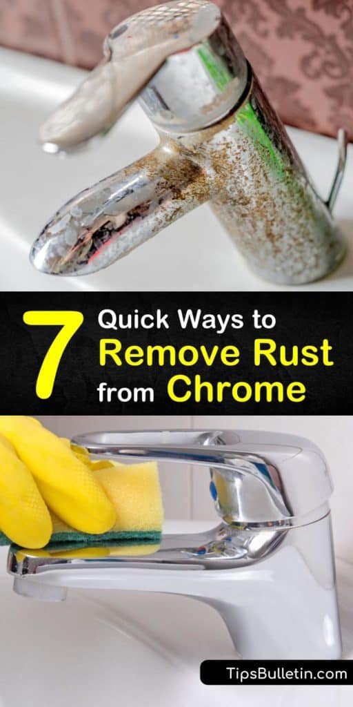 Discover how to spruce up a chrome finish or remove surface rust from stainless steel using simple DIY techniques and sealing with chrome polish or car wax. #removingrustfromchrome #removerustfromchrome #chromerustremoval