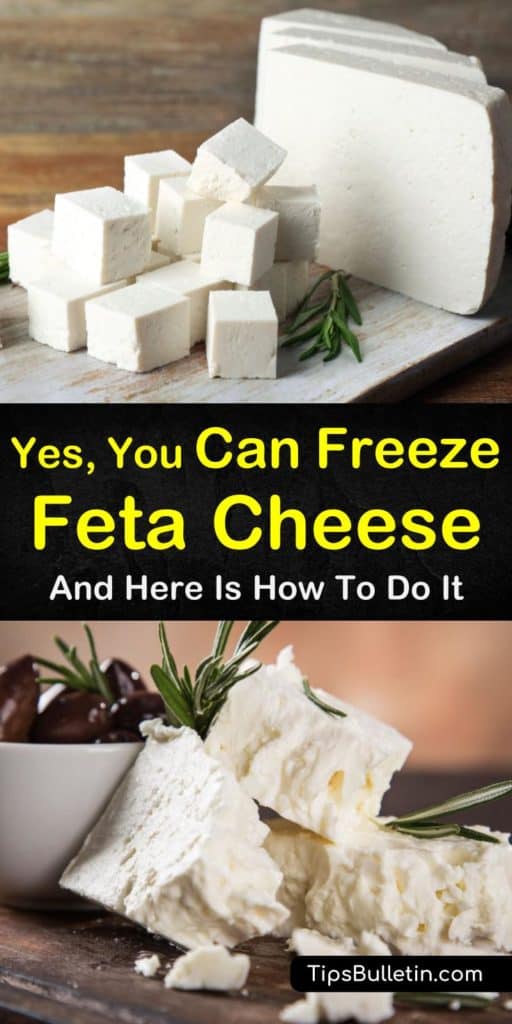 Can you freeze feta cheese? Find out how you can keep feta cheese from going to waste! With this easy guide to freezing feta cheese, you can save money and keep this delicious cheese around for longer. #feta #cheese #freezing