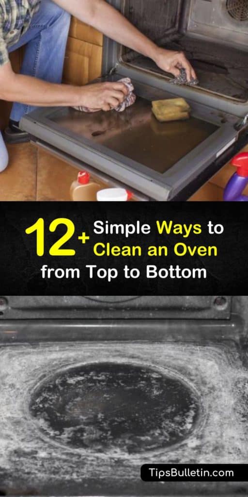 Learn how to clean an oven, even between the glass on the door. Discover when to use the self-cleaning feature and why it isn't always a good idea. We have simple solutions for oven cleaning that make it easier and safer than chemical sprays. #oven #ovencleaner #cleanoven