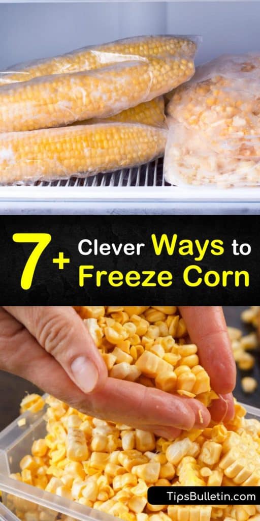 Freezing corn is the best way to store fresh veggies and enjoy them all year, whether you blanch them or not. Learn how to freeze corn kernels and corn cobs in freezer bags in a few simple steps and enjoy fresh corn whenever you want. #howtofreezecorn #freezingcorn #freeze #corn
