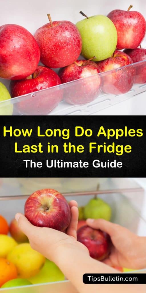 How long do apples last? The answer all depends on whether you store them in the crisper drawer or at room temperature. Granny Smith apples last the longest with their thick skin, and taste great in apple pie or applesauce. #freshapple #appleslast #storingapples