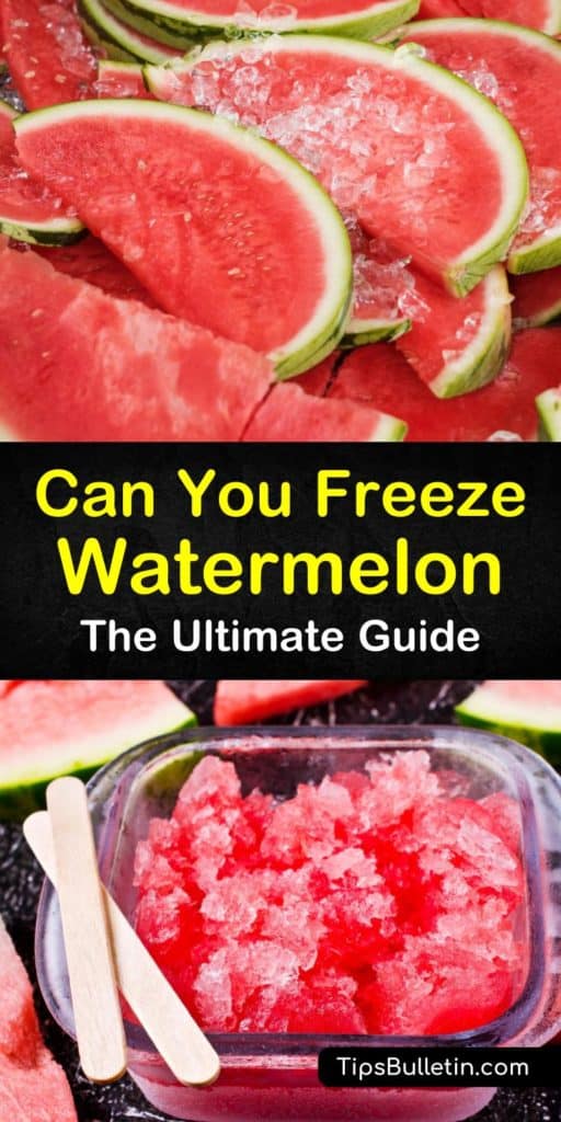 Stop asking yourself, can you freeze watermelon, and read this guide packed with tips on freezing watermelon and making summer snacks.