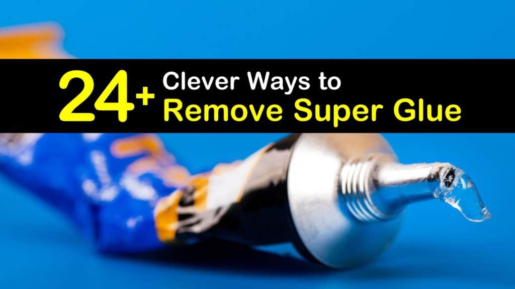 remove super glue from kitchen table