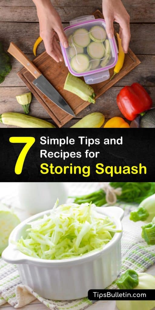 Learn how to store all types of squash, from spaghetti squash to butternut squash. Squash stores best in a cool, dark place, but it’s also easy to keep winter squash and summer squash in the fridge and freezer for longer storage life. #storing #squash #howto