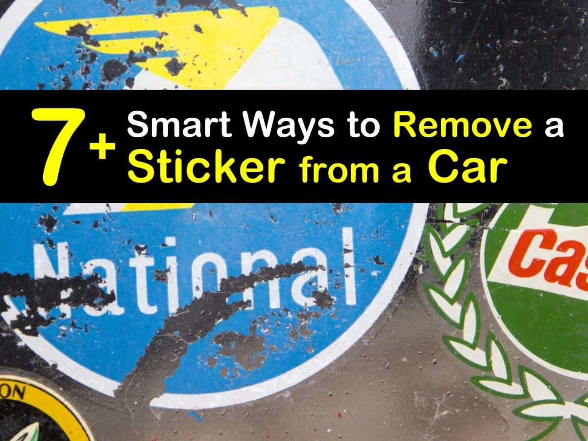 How to Remove Stickers from a Car