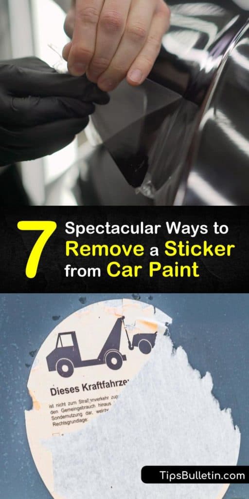 Learn easy ways to remove a bumper sticker and decals off your car’s paint with a few simple steps. Use a heat gun or hair dryer, soapy water or Goo Gone, and a plastic card or spatula to clean away stickers and residue. #removingcarstickers #howto #remove #stickers #carpaint