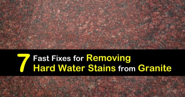 Removing Hard Water Stains From Granite, How To Remove Mineral Deposits From Granite Countertops