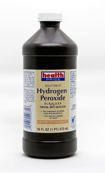 Peroxide is a great antiseptic.