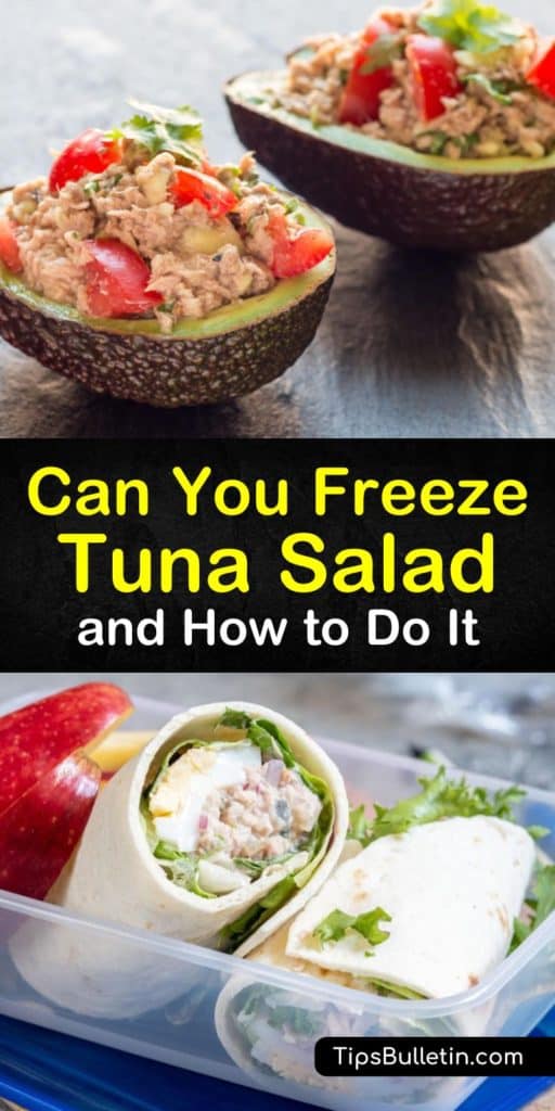 Discover how to freeze your favorite tuna salad recipe in a storage container or freezer-safe plastic bag, whether you prepare it with veggies, lemon juice, and Parmesan, or with a whipped salad dressing such as Miracle Whip. #freeze #tuna #salad