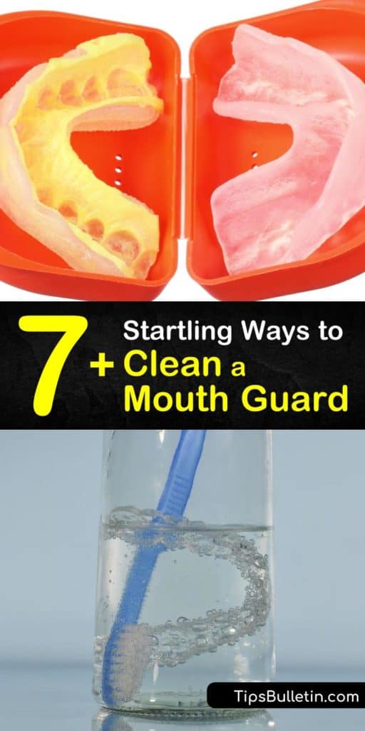 Keeping your mouth guard or night guard clean doesn’t have to be a hassle. Use mouthwash, denture cleaner, or antibacterial soap to clean your mouth guard on a regular basis. #howto #clean #mouth #guard